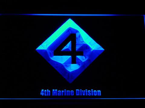US Marine Corps 4th Marine Division LED Neon Sign